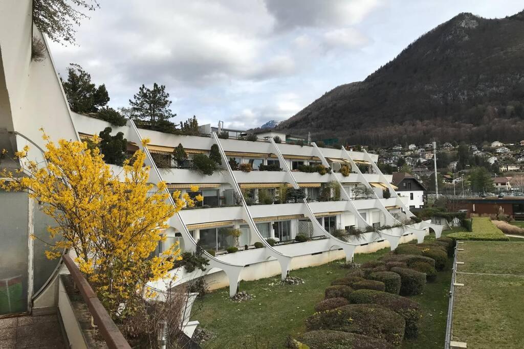 CHEZ JACQUES - terrasse avec vue lac et montagne Annecy Extérieur photo